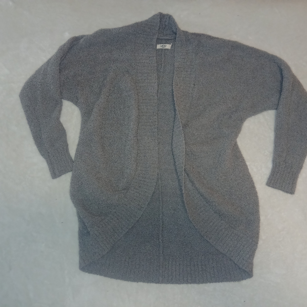 UGG Women's Charcoal Open Cardigan